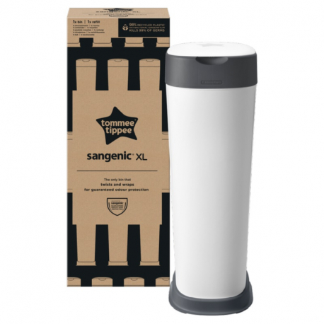 Tommee Tippee κάδος απόρριψης για πάνες Twist &amp; Click XL by Sangenic Λευκό