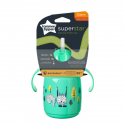 Εκπαιδευτικό κύπελο Tommee Tippee Training Straw με καλαμάκι Green 300ml