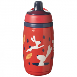 Κύπελο ισοθερμικό με σκληρό στόμιο Tommee Tippee Superstar Red 266ml