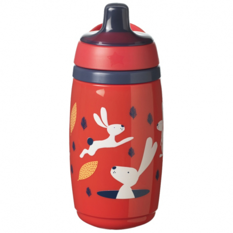 Κύπελο ισοθερμικό με σκληρό στόμιο Tommee Tippee Superstar Red 266ml