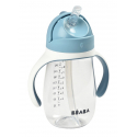 Εκπαιδευτικό ποτηράκι με καλαμάκι Beaba Windy Blue 300 ml