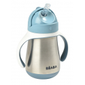 Beaba Ανοξείδωτο παγούρι θερμός με καλάμακι Windy Blue 250 ml