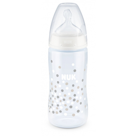 Μπιμπερό Nuk® First Choice+ με δείκτη ελέγχου θερμοκρασίας 300 ml 6-18m (1τμχ)