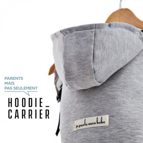 Σετ μάρσιπος και μαξιλάρια LOVE RADIUS HoodieCarier Flannel Grey