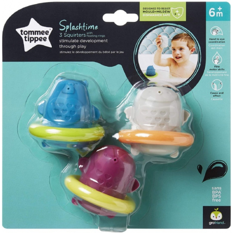 Παιχνίδι μπάνιου Tommee tippee Splashtime Squirtee Bath Floats