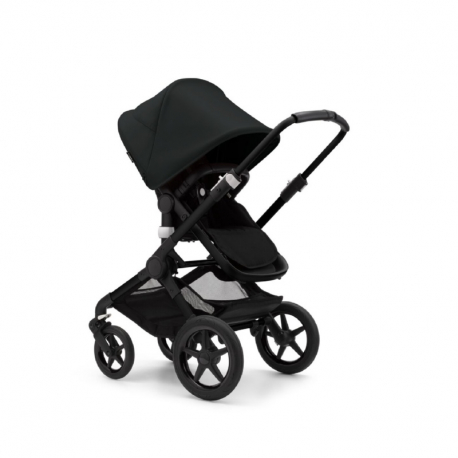 Καρότσι και port-bebe Bugaboo Fox 3 Complete Black - Midnight Black