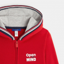 Okaidi Sweat-shirt a capuche "open mind"