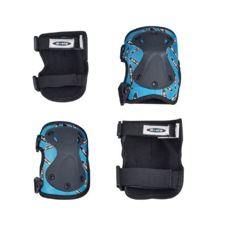 Σετ προστατευτικά για γόνατα και αγκώνες Micro Knee &amp; Elbow Pads Blue S