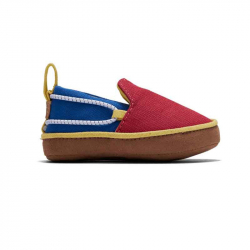 Παπούτσια αγκαλιάς TOMS Tiny Lima Red / Blue Canvas