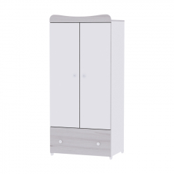 Ντουλάπα Lorelli® Exclusive White - Light Oak
