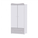 Ντουλάπα Lorelli® Exclusive White - Light Oak