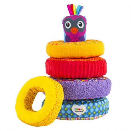 Μαλακοί στοιβαζόμενοι κρίκοι Lamaze® Rainbow Rings