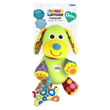 Μαλακό σκυλάκι με ήχο Lamaze® Pupsqueak