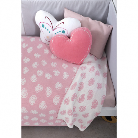 Κουβέρτα βαμβακερή NIMA Bebe Candy 110 x 140 cm