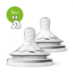 Philips-Avent θηλή Natural 1M+, σετ των 2