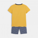 Okaidi Pyjama d’ete en jersey jaune garcon