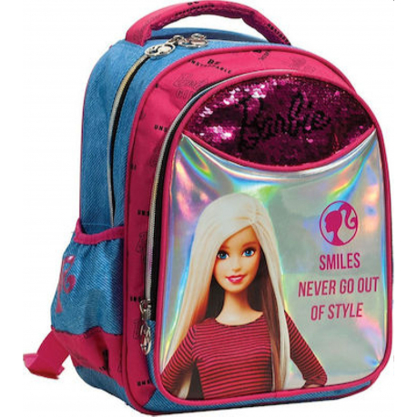 Σακίδιο πλάτης νηπιαγωγείου GiM Barbie® Denim Fashion