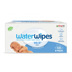 Μωρομάντηλα WaterWipes® Plastic-free 9 πακέτα 60 τεμαχίων