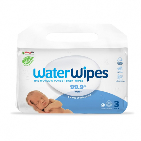 WaterWipes® πακέτο προσφοράς μωρομάντηλα + Lavera Σαμπουάν - αφρόλουτρο 200 ml