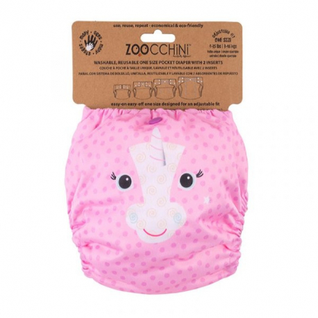 Πλενόμενη πάνα Zoocchini™ Unicorn 3-16 kg