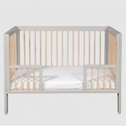 Πρόσθετο κάγκελο για βρεφικό κρεβάτι Troll Nursery Lukas Soft Grey - Wax