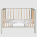 Πρόσθετο κάγκελο για βρεφικό κρεβάτι Troll Nursery Lukas Soft Grey