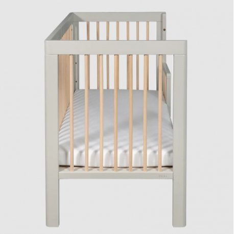 Πρόσθετο κάγκελο για βρεφικό κρεβάτι Troll Nursery Lukas Soft Grey