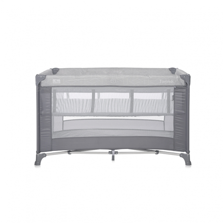 Παρκοκρέβατο δύο επιπέδων Lorelli® Torino Grey Striped Elements