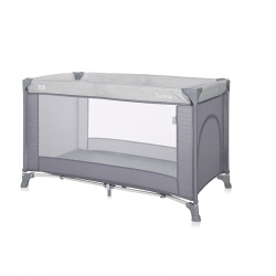 Παρκοκρέβατο ενός επιπέδου Lorelli® Torino Grey Striped Elements