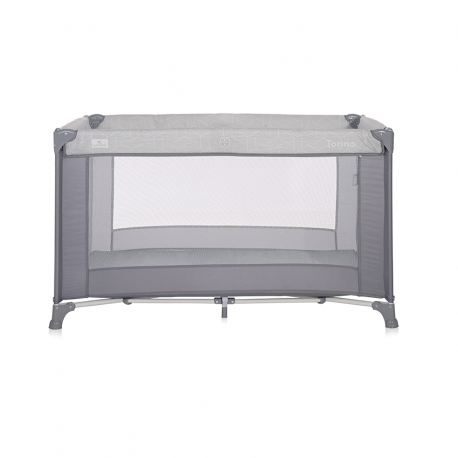Παρκοκρέβατο ενός επιπέδου Lorelli® Torino Grey Striped Elements