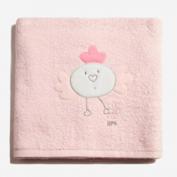 Πετσέτα μεγάλη Ήρα Kikirikoo Pink 70x140 cm