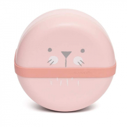 Suavinex σετ πιάτα με καπάκι Bentoo Hygge Baby Pink