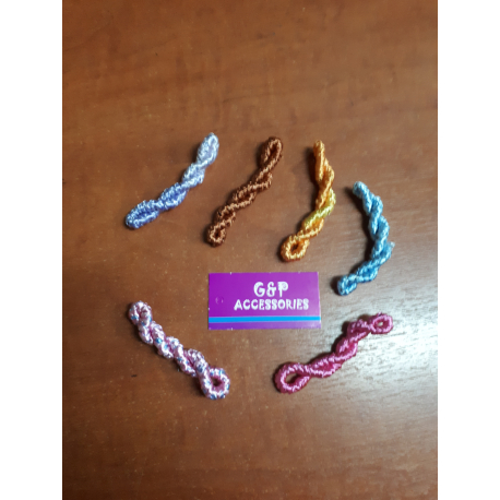 Λαστιχάκια ζιγκ ζαγκ G&amp;P Accessories σετ των 4