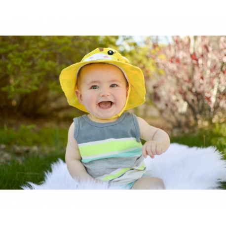 Καπέλο με αντηλιακή προστασία Zoocchini™ Jaime the Giraffe 6-12 μηνών