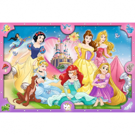 Παζλ XL 160 τεμαχίων Trefl Puzzle Super Shape - Disney Princess