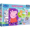 Παζλ 15 τεμαχίων Trefl Puzzle Super Giant Peppa Pig