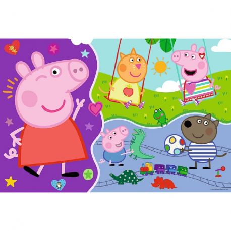 Παζλ 15 τεμαχίων Trefl Puzzle Super Giant Peppa Pig