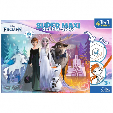 Παζλ 24 τεμαχίων Trefl Puzzle Super Maxi Frozen 2