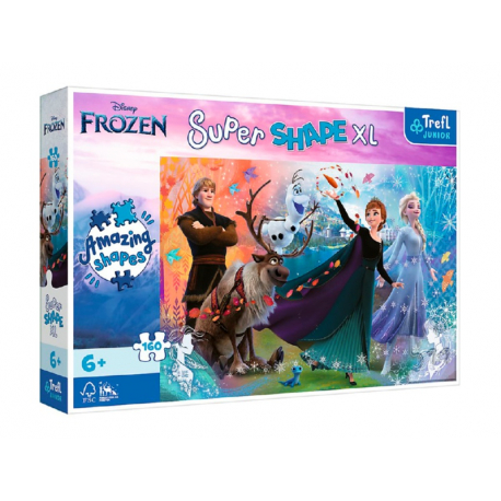 Παζλ XL 160 τεμαχίων Trefl Puzzle Super Shape - Disney Frozen