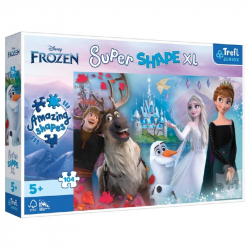 Παζλ XL 104 τεμαχίων Trefl Puzzle Super Shape - Disney Frozen