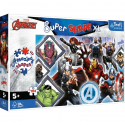 Παζλ XL 104 τεμαχίων Trefl Puzzle Super Shape - Marvel The Avengers
