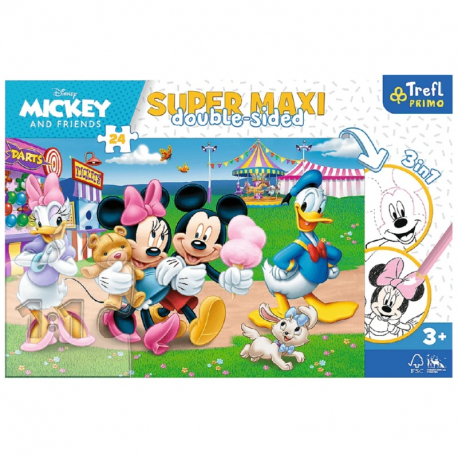 Παζλ 24 τεμαχίων Trefl Puzzle Super Maxi Mickey