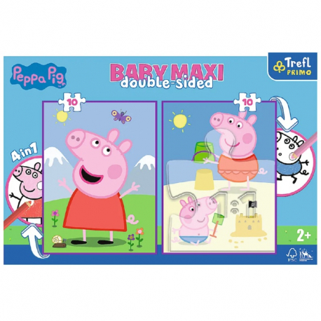 Παζλ 2x10 Trefl Puzzle Baby Maxi Peppa Pig