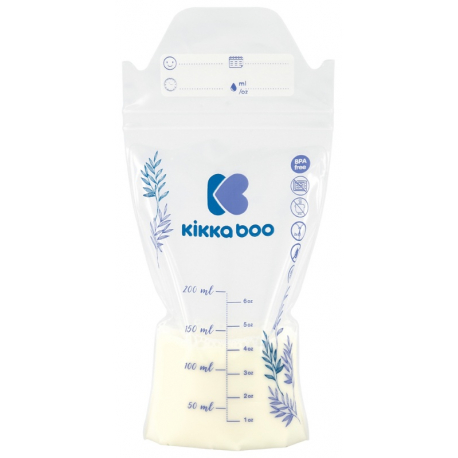 Kikka Boo σακουλάκια αποθήκευσης μητρικού γάλακτος Lactty σετ των 25