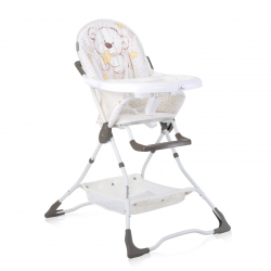 LoreLLi® καρέκλα φαγητού Bonbon White Teddy Bear