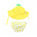 Σετ πάνα - μαγιό και καπέλο Zoocchini™ Pineapple 12-24 μηνών