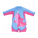 Μαγιό - φορμάκι ολόσωμο Zoocchini™ Pink Shark 6-12 μηνών