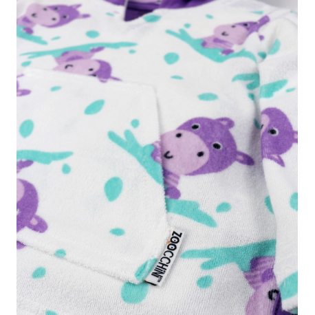 Μπλούζα - μπουρνούζι θαλάσσης ZOOCCHiNi™ Hippo 12-24 μηνών