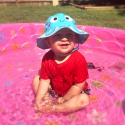 Καπέλο με αντηλιακή προστασία Zoocchini™ Devin the Dinosaur 6-12 μηνών
