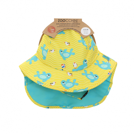 Καπέλο με αντηλιακή προστασία Zoocchini™ Seal 2-4 ετών